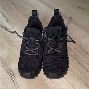 Adidas Kids Black Knit Sneakers
